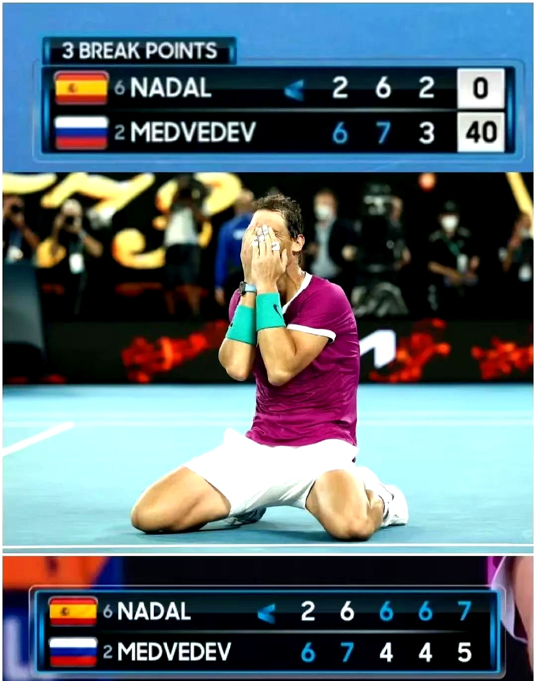 澳网完胜拉沃尔杯，纳达尔扛起全队